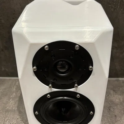 Loa HiFi 2 Đường Tiếng In 3D Crystals / Thùng Loa Tự Chế