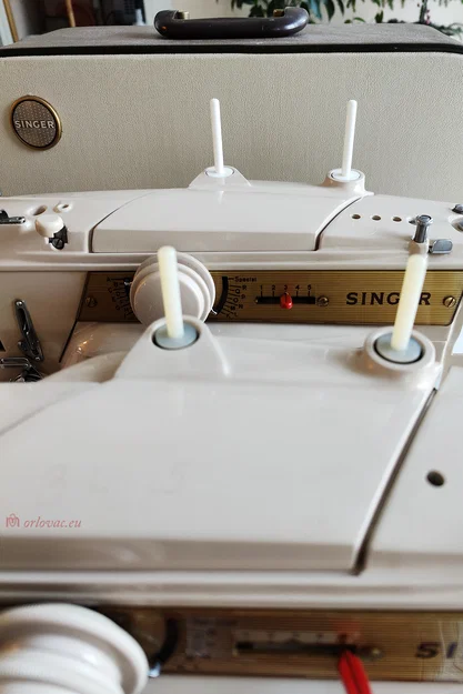 Chốt chỉ và Đế giữ cho máy may Singer Slant-o-Matic - Image 23
