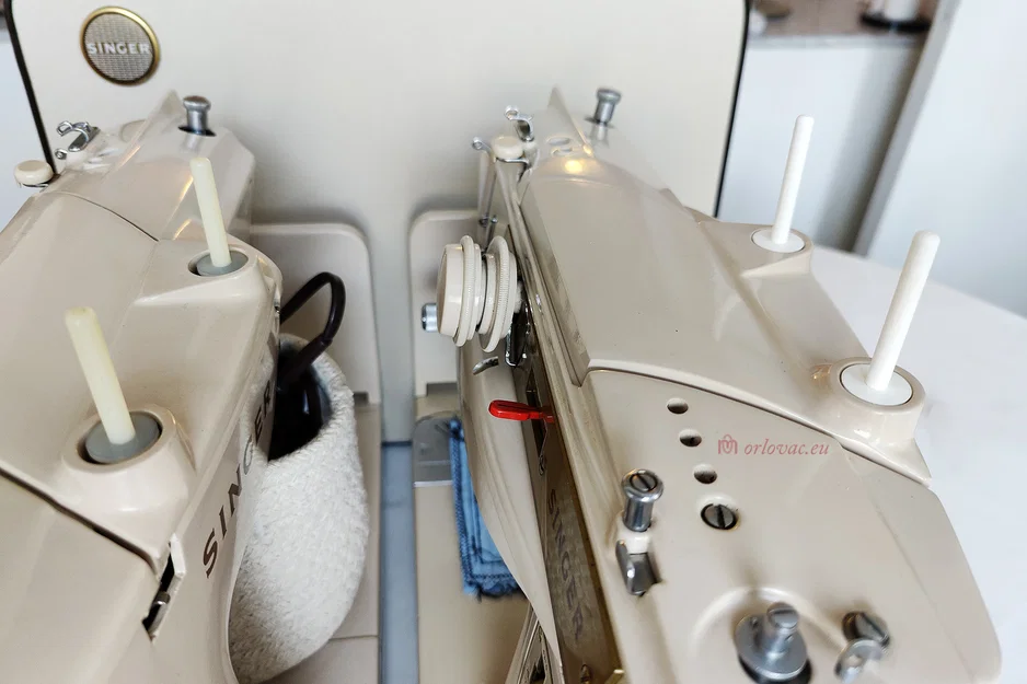 Chốt chỉ và Đế giữ cho máy may Singer Slant-o-Matic - Image 24