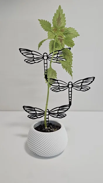 Giàn leo cây cảnh hình chuồn chuồn 3D - Phụ kiện trang trí độc đáo - Image 3