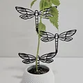 Giàn leo cây cảnh hình chuồn chuồn 3D - Phụ kiện trang trí độc đáo - Thumbnail 3