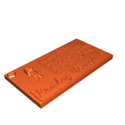 Móc khóa 3D tri ân thầy cô giáo - Thiết kế thẻ bài độc đáo - Image 1