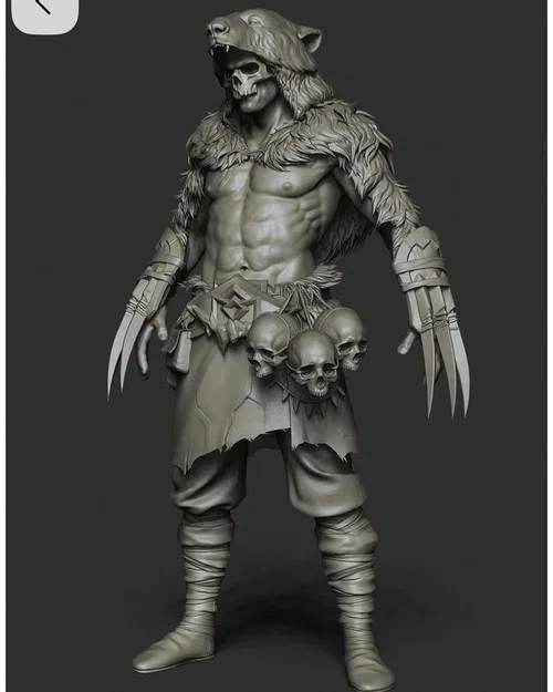 Mô hình 3D Vendol Druid: Chiến binh huyền bí cho người chơi RPG - Image 1