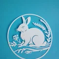 Trang trí hình thỏ phục sinh 3D - Phụ kiện decor xuân thanh lịch - Thumbnail 3