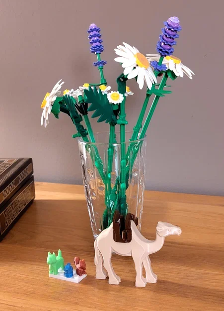 Mô hình lạc đà 3D tương thích hoàn toàn với Lego cho bộ sưu tập - Image 3