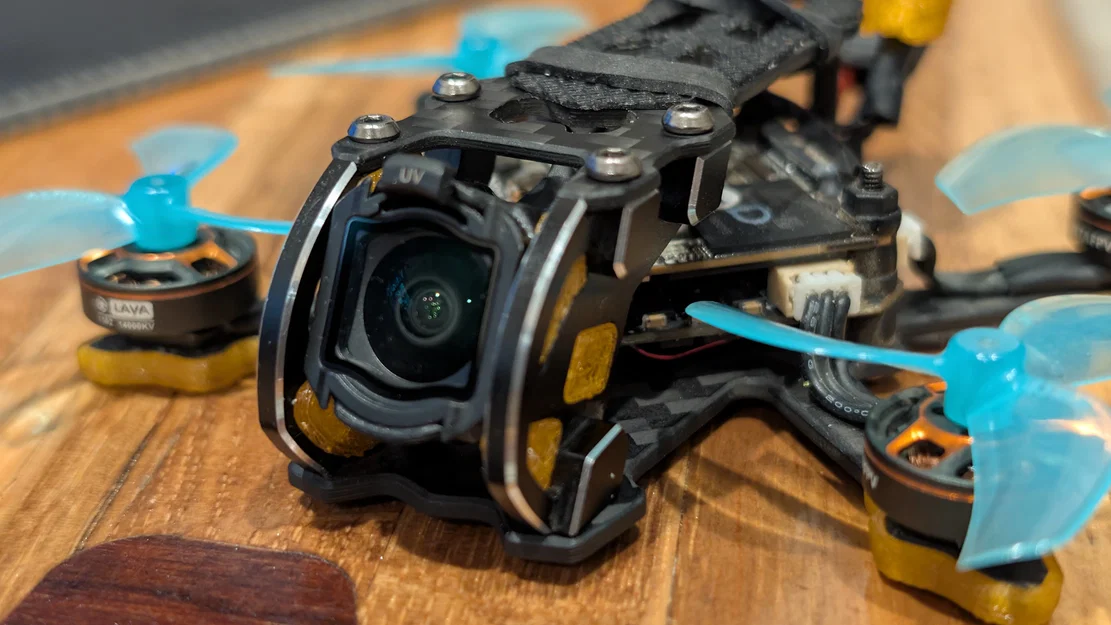 Ngàm gắn camera DJI O4 cho Flywoo wide lens mod (Góc 25 độ) - Image 1