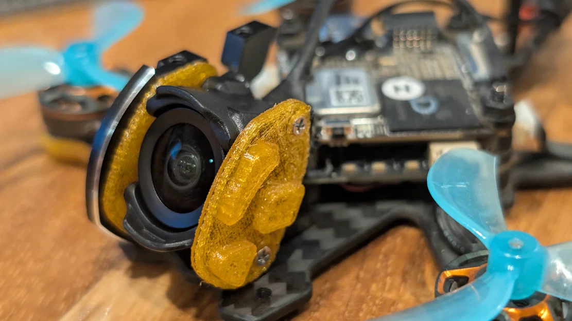 Ngàm gắn camera DJI O4 cho Flywoo wide lens mod (Góc 25 độ) - Image 2