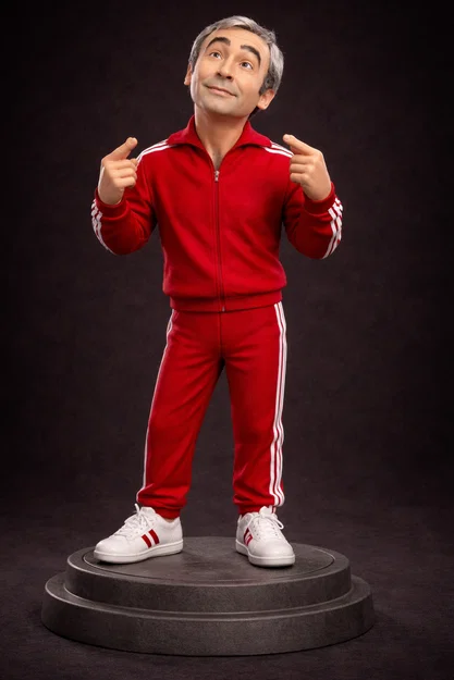 Mô hình 3D nhân vật Badi Ekrem (Hababam Sınıfı) để trang trí - Image 1