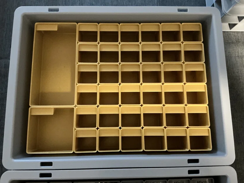 Bộ đế Gridfinity và hộp cho thùng aidB Eurobox 400x300 (120&75mm) - Image 3