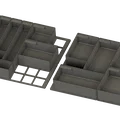 Bộ đế Gridfinity và hộp cho thùng aidB Eurobox 400x300 (120&75mm) - Thumbnail 4