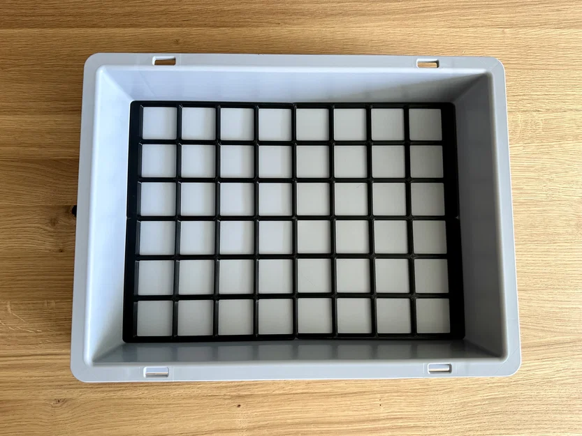 Bộ đế Gridfinity và hộp cho thùng aidB Eurobox 400x300 (120&75mm) - Image 6