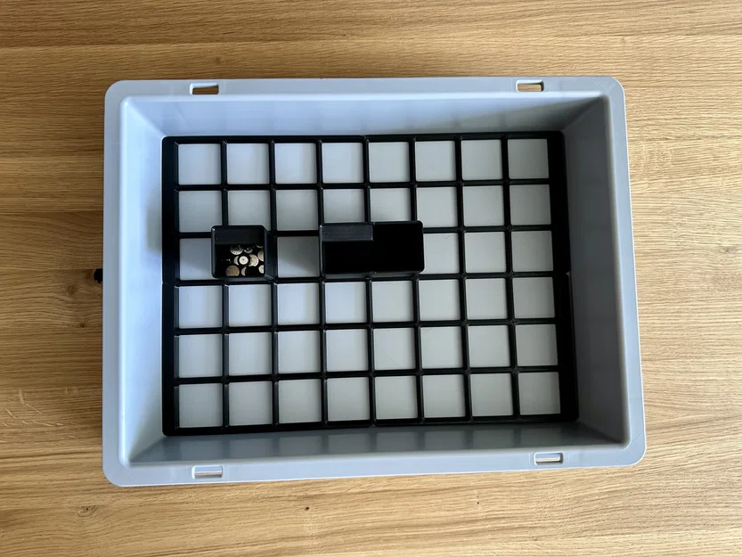 Bộ đế Gridfinity và hộp cho thùng aidB Eurobox 400x300 (120&75mm) - Image 8