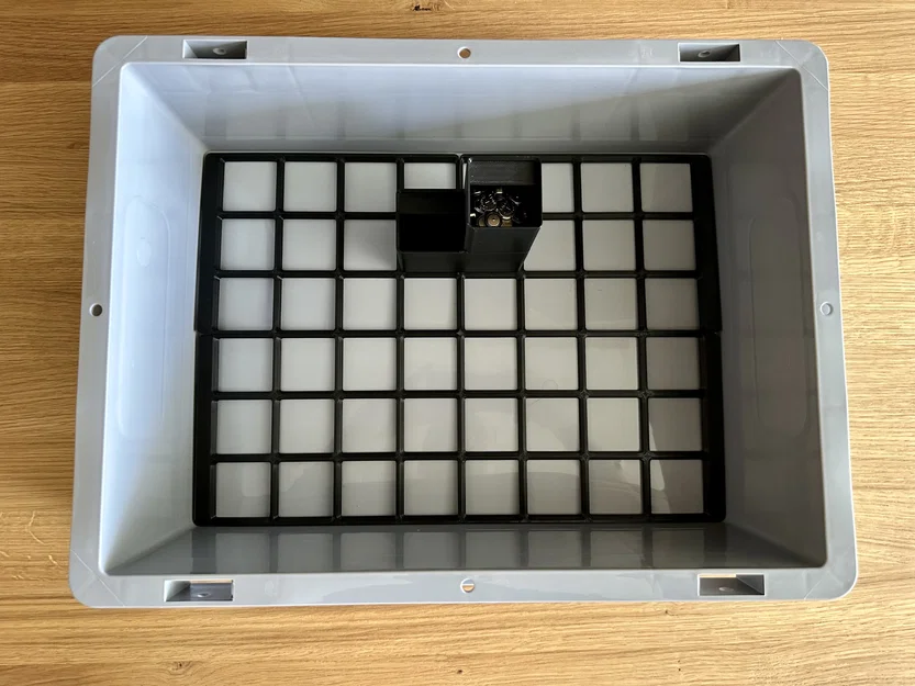 Bộ đế Gridfinity và hộp cho thùng aidB Eurobox 400x300 (120&75mm) - Image 9