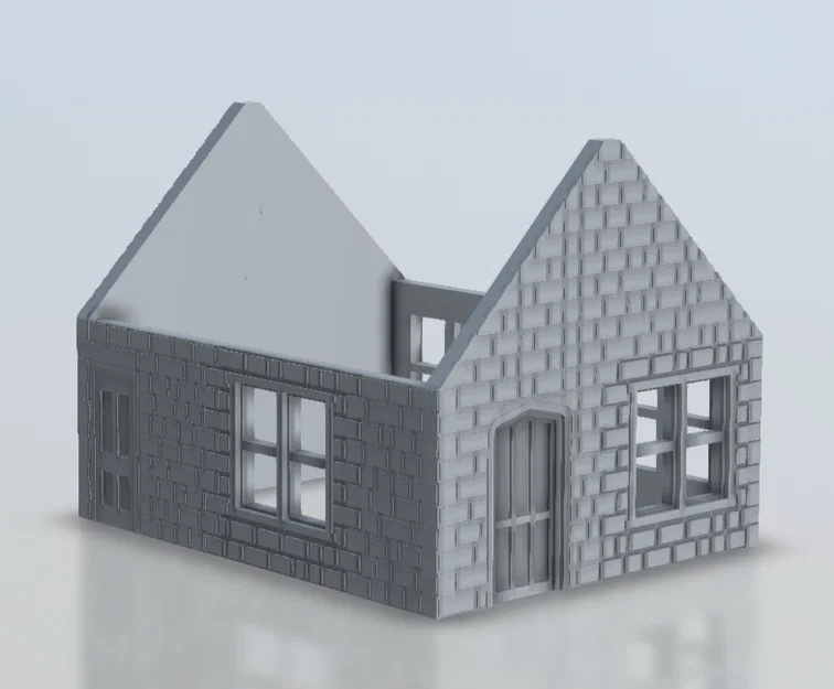 Nhà tranh bằng đá với mái ngói Slate - Image 2