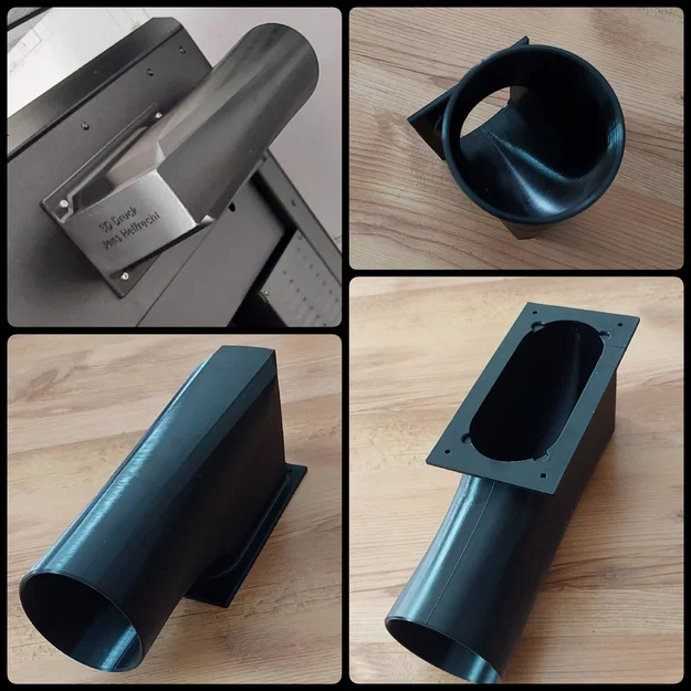 Ống Dẫn Khí / Cửa Thoát Gió 90° Cho Core One - Image 1
