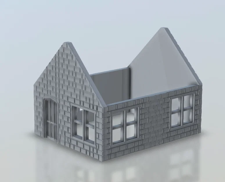 Nhà tranh bằng đá với mái ngói Slate - Image 4