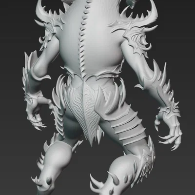 Mô hình 3D Prince of Darkness 2 - Ác quỷ Dark Fantasy cực chi tiết