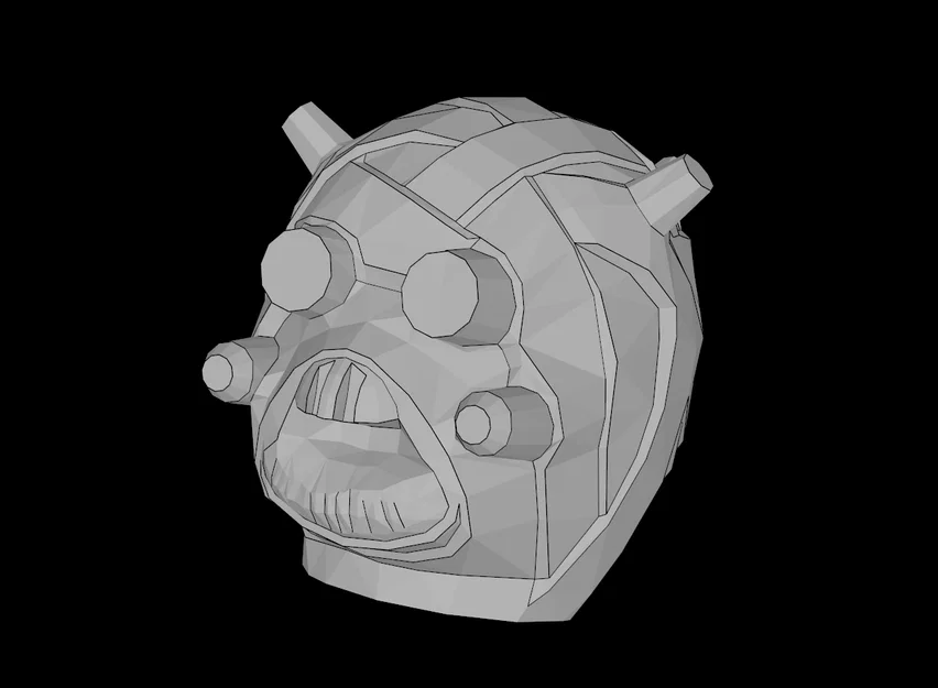 Mô hình đầu Tusken Raider tương thích Lego - Tự in 3D tại nhà - Image 1