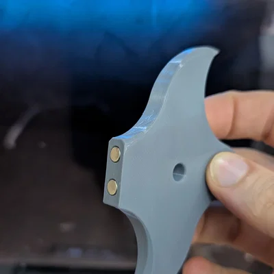 Phi tiêu Shuriken gắn nam châm 5x3mm - Phụ kiện trang trí 3D độc đáo