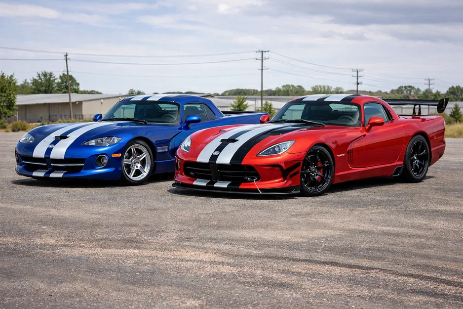 Bộ sưu tập mô hình Dodge Viper độ phong cách xe bán tải 3D - Image 1