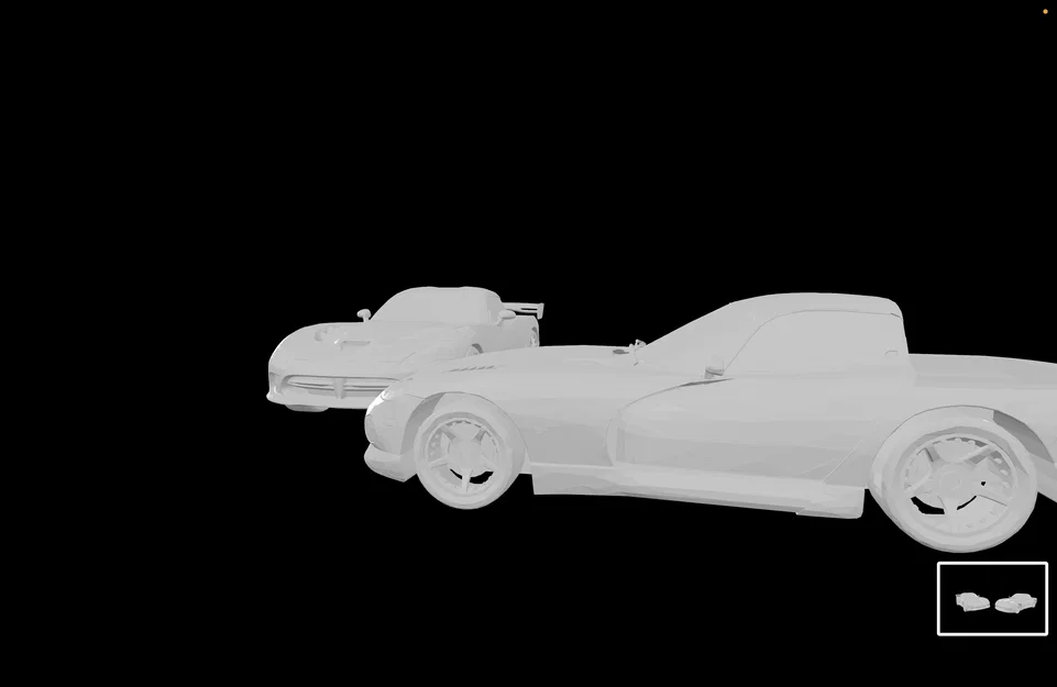 Bộ sưu tập mô hình Dodge Viper độ phong cách xe bán tải 3D - Image 3