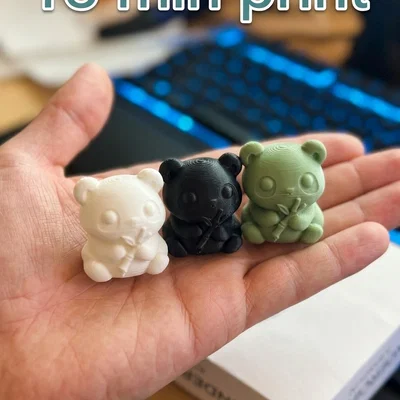 Cute Mini Panda – Mô hình gấu trúc mini in siêu nhanh