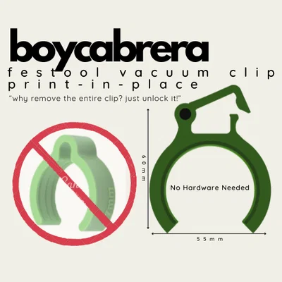 boycabrera - Kẹp dây cáp cho máy hút bụi Festool