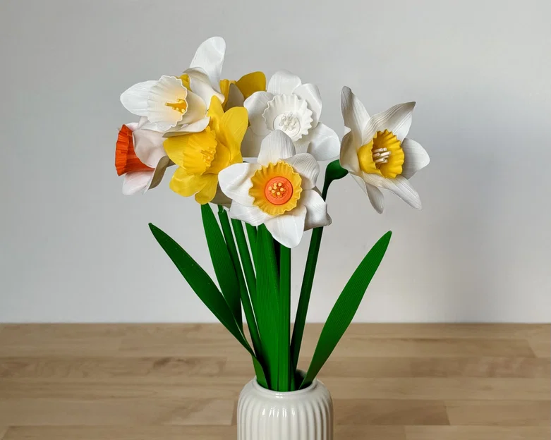 Bó hoa thủy tiên ngày Lễ Phục sinh in 3D - Image 2