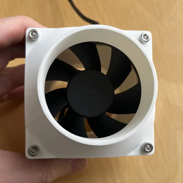 Adapter nối quạt máy tính 80mm sang ống dẫn khí 2.5 inch (65mm) - Image 2