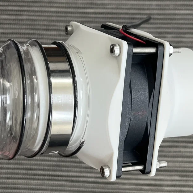 Adapter nối quạt máy tính 80mm sang ống dẫn khí 2.5 inch (65mm) - Image 3