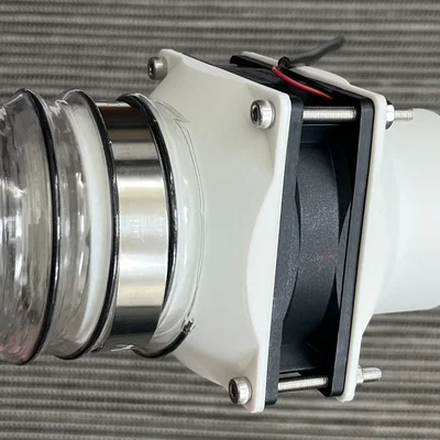 Adapter nối quạt máy tính 80mm sang ống dẫn khí 2.5 inch (65mm)