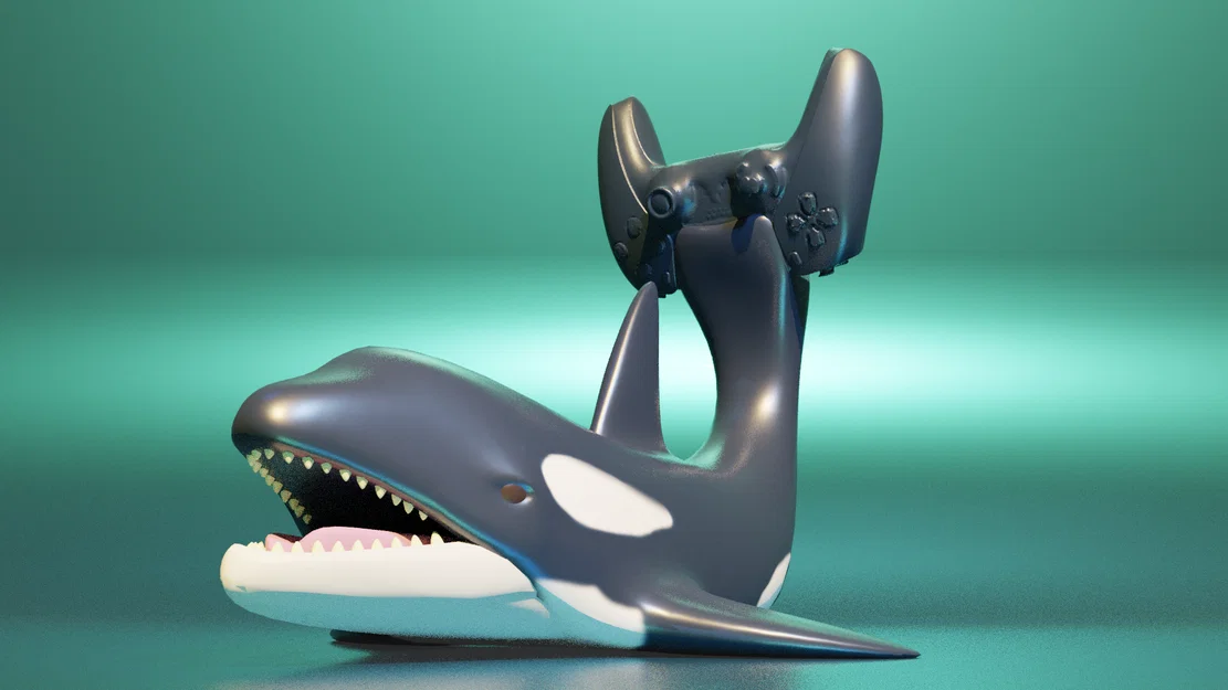 Giá Đỡ Tay Cầm PS5 (và PS4) Hình Cá Orca - Image 1