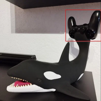 Giá Đỡ Tay Cầm PS5 (và PS4) Hình Cá Orca