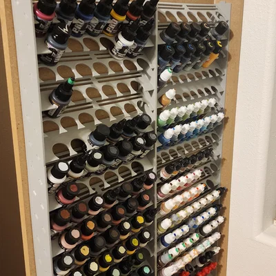 Kệ Đựng Sơn Acrylic Dạng Đứng (Vertical Acrylic Paint Rack)