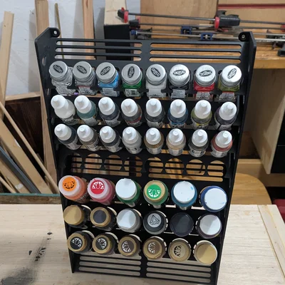 Giá Đựng Sơn Dọc Dạng Modun (Modular Vertical Paint Rack)