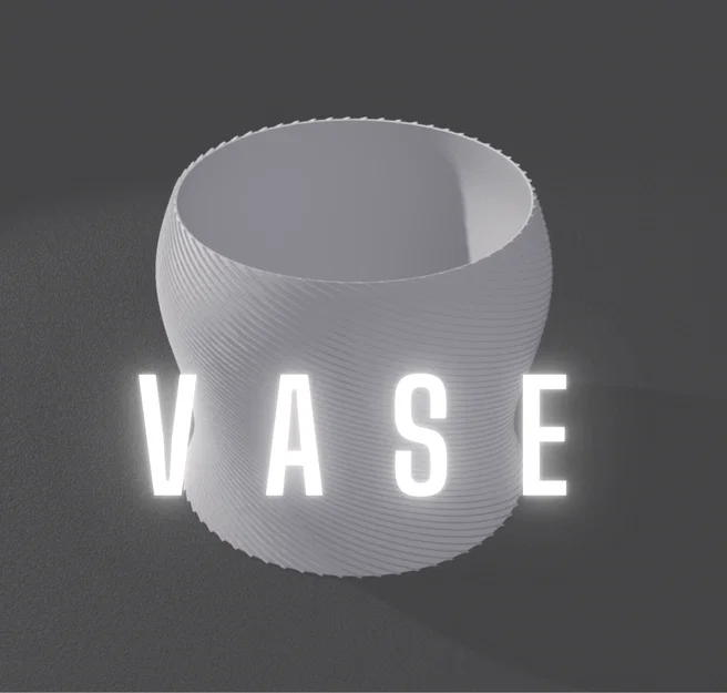 Mẫu bình hoa hiện đại (Modern vase) độc đáo cho in 3D - Image 1