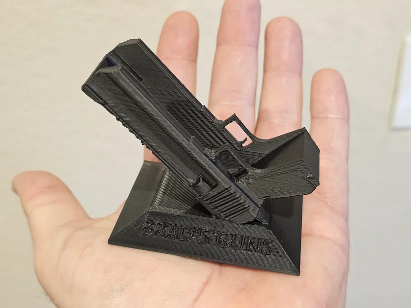 Giá đỡ danh thiếp mô hình Desert Eagle in 3D cá tính - Image 1