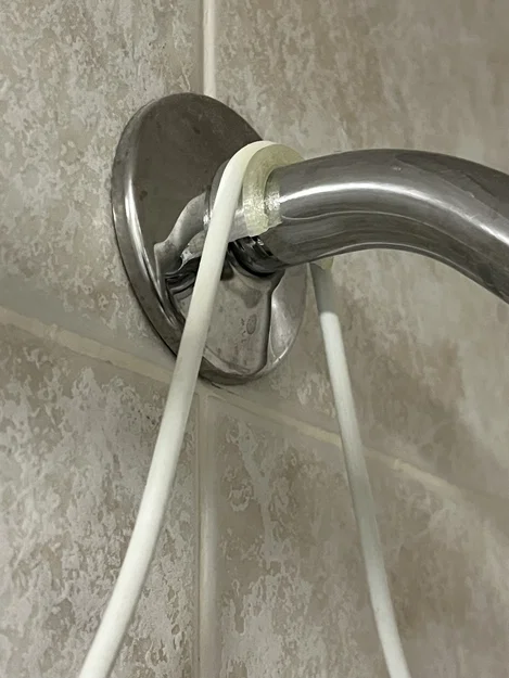 Kẹp cố định giá treo vòi hoa sen (Hanging Shower Caddy Clip) 3D - Image 1