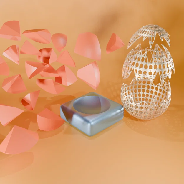 Mô hình quả trứng phục sinh giải đố 3D cực kỳ thú vị - Image 2