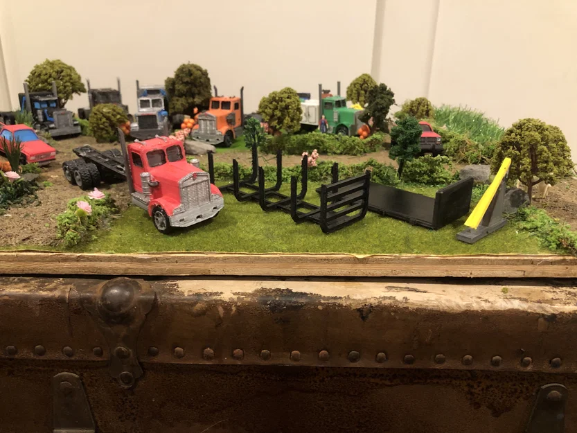 Bộ thùng xe tải tỉ lệ 1/64 cho mô hình W900A (In 3D) - Image 1