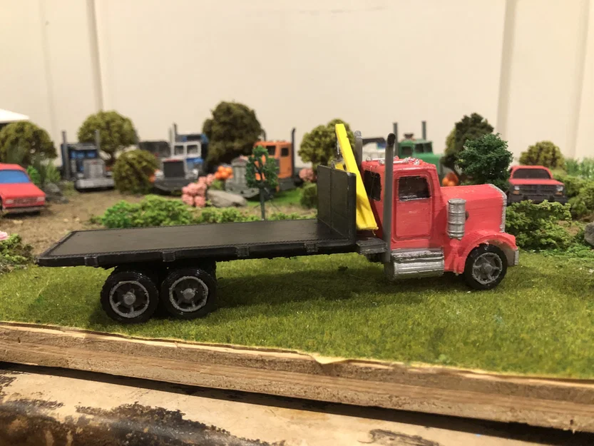 Bộ thùng xe tải tỉ lệ 1/64 cho mô hình W900A (In 3D) - Image 2