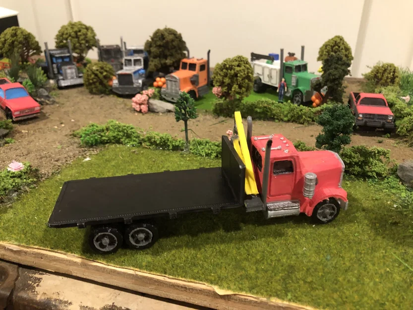 Bộ thùng xe tải tỉ lệ 1/64 cho mô hình W900A (In 3D) - Image 3