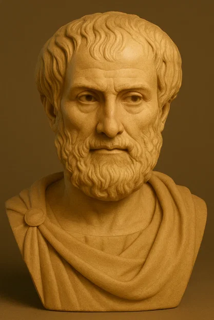 Tượng bán thân triết gia Aristotle - Image 1