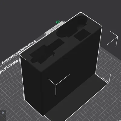 Khay đựng súng ngắn thiết kế mỏng gọn (Simplified Pistol Case)