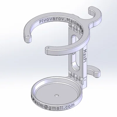 Giá đỡ ly gắn thanh binnacle tàu thuyền 1 inch