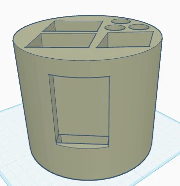 Khay đựng dụng cụ đa năng để bàn gọn gàng - Mô hình in 3D hữu ích - Image 1