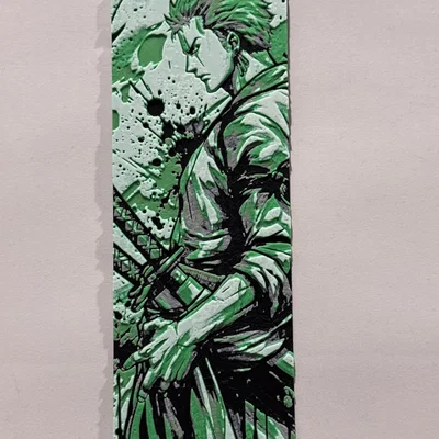 Roronoa Zoro | Mẫu đánh dấu trang HueForge