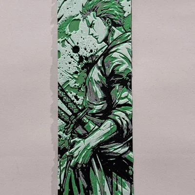 Roronoa Zoro | Mẫu đánh dấu trang HueForge