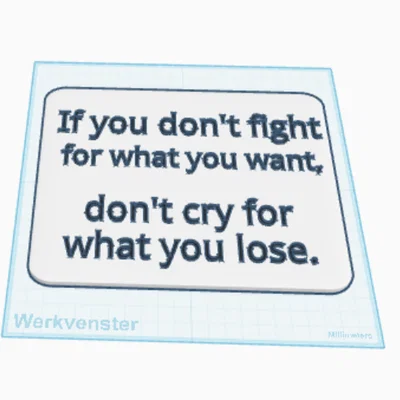 Bảng treo tường trang trí với thông điệp truyền cảm hứng