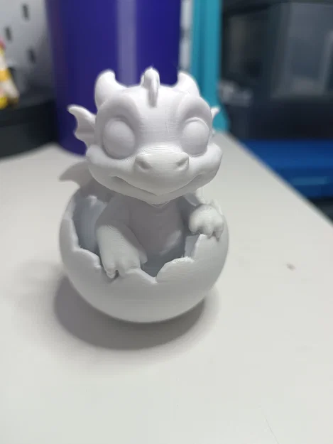 Mô hình rồng con trong quả trứng (Baby Drache im Drachenei) 3D siêu dễ thương - Image 1